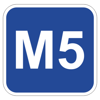 Дорожный знак 6.14.1 «Номер маршрута» (квадратный) (металл 0,8 мм, II типоразмер: сторона 350 мм, С/О пленка: тип Б высокоинтенсивная)